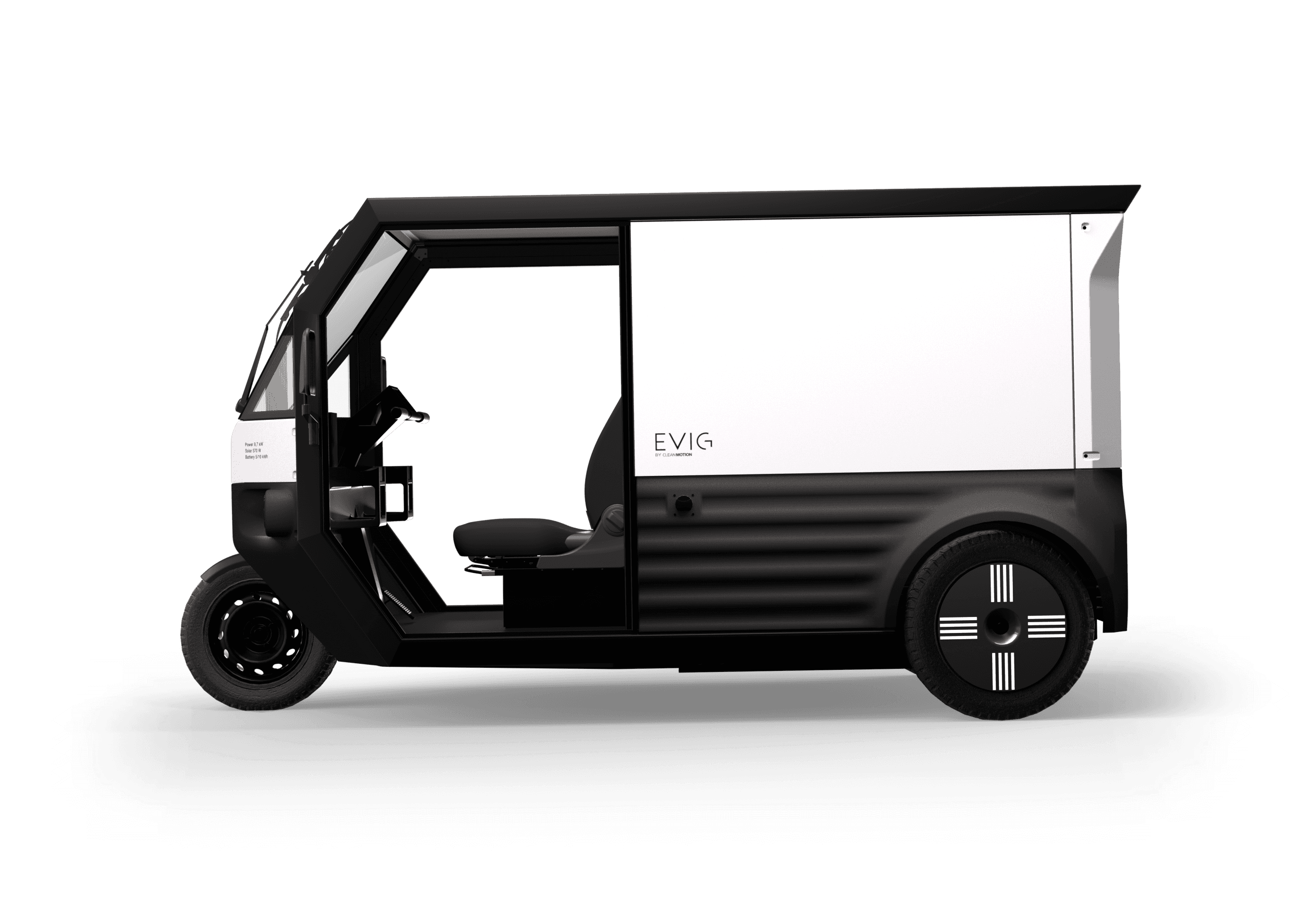 Evig vehicle from front